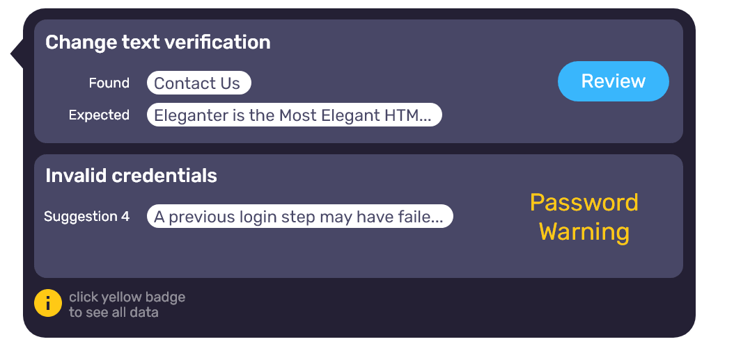 Smartfix - Password Warning Suggestion
